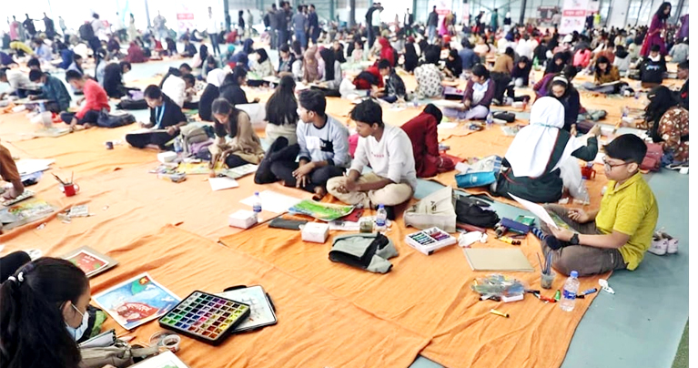 বসুন্ধরা পাবলিক স্কুল এন্ড কলেজে ছবি আঁকা প্রতিযোগিতা অনুষ্ঠিত