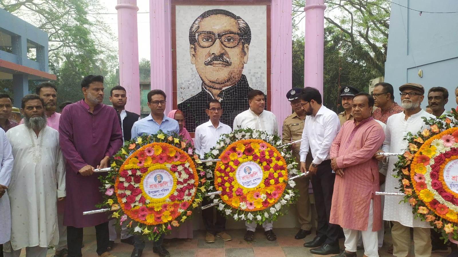 নকলায় বঙ্গবন্ধু জন্মদিন ও জাতীয় শিশু দিবস পালিত।