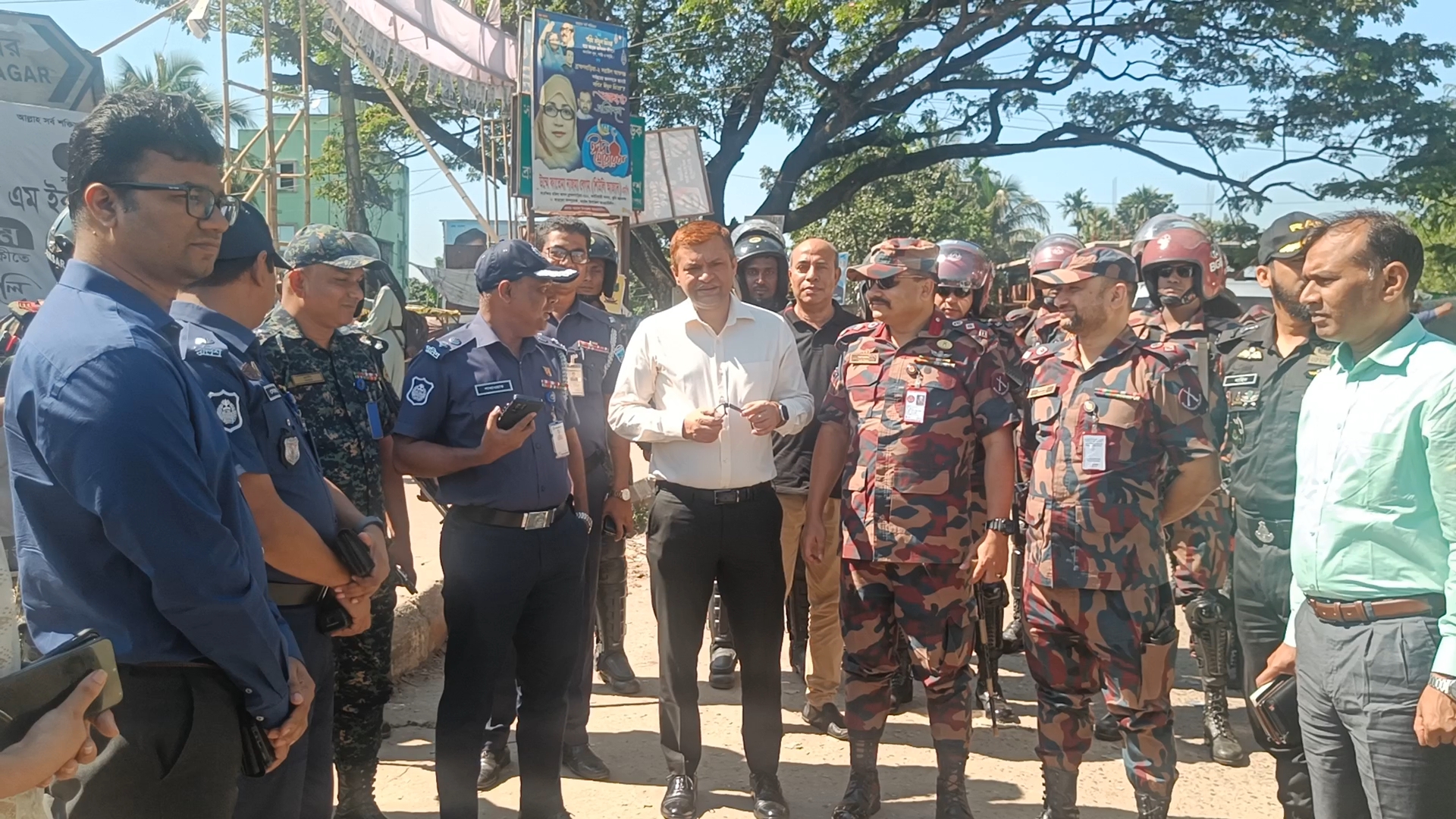 মহাসড়কে নিরাপত্তায় ব্রাহ্মণবাড়িয়া আইনশৃংঙ্খলা বাহিনীর বিশেষ টহল