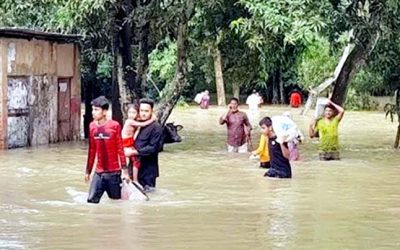 সিলেটে হাওর ও নদ-নদীর পানি কমতে শুরু করেছে