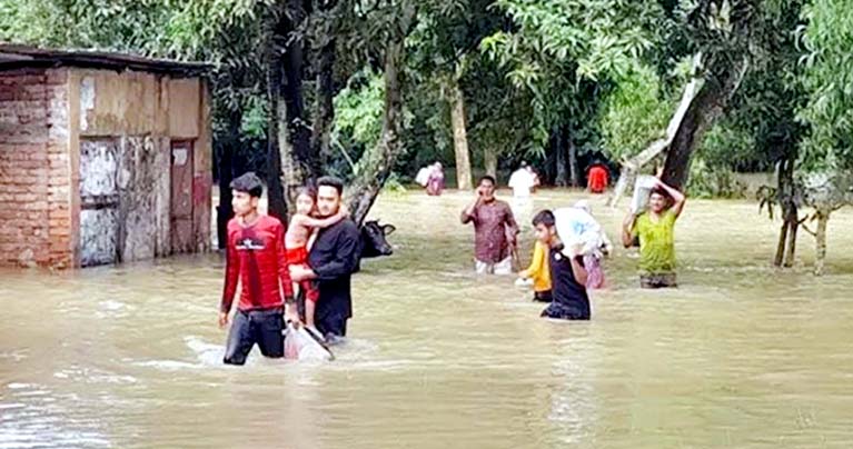 সিলেটে হাওর ও নদ-নদীর পানি কমতে শুরু করেছে