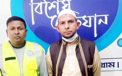 কুড়িগ্রামে সাজাপ্রাপ্ত পলাতক আসামী আদম (৪৫) কে গ্রেফতার করেছে থানা পুলিশ