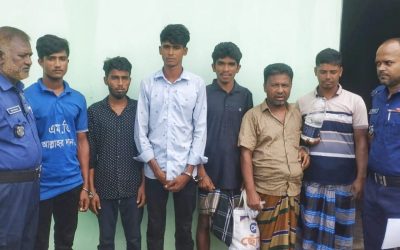 শরীয়তপুরে ড্রেজার-বাল্কহেড ও মাছ ধরার অবৈধ জাল জব্দ: আটক ৯
