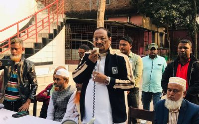 শিবপুরের সৈয়দনগরে ধানের শীষের প্রার্থীর সমর্থনে উঠান বৈঠক