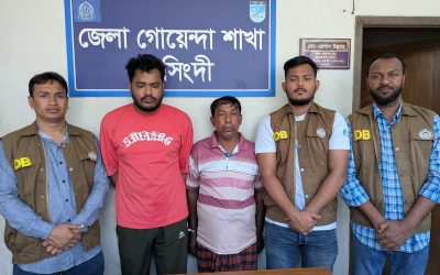 রায়পুরায় চাঞ্চল্যকর ডাকাতি মামলায় ২ ডাকাত গ্রেফতার, পিকআপ উদ্ধার