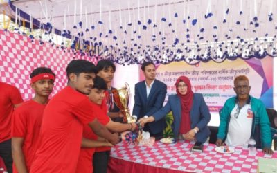 নরসিংদীতে অনূর্ধ্ব-১৬ বালকদের ভলিবল প্রতিযোগিতা ও পুরস্কার বিতরণ