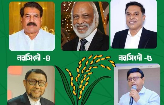 নরসিংদীর ৫টি আসনেই বিএনপির জয়