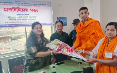 কিশোরগঞ্জে মন্দিরভিত্তিক প্রাক-প্রাথমিক ও গীতা স্কুল পরিদর্শন