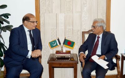 সংস্কৃতি বিষয়ক মন্ত্রণালয়ের মন্ত্রীর সাথে পাকিস্তানের হাইকমিশনারের সৌজন্য সাক্ষাৎ