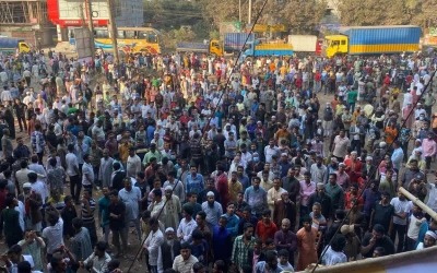 নরসিংদীতে বাইপাস সড়ক নির্মাণ বন্ধে চার দিনের আলটিমেটাম